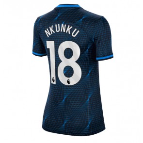 Maillot de foot Chelsea Christopher Nkunku #18 Extérieur Femmes 2023-24 Manches Courte
